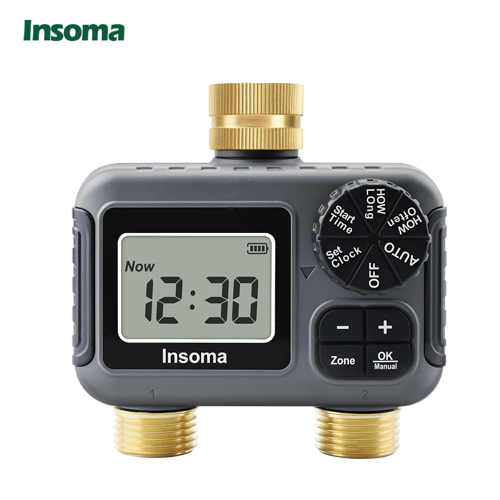 Timer Dual Outlet - 듀얼 아울렛 스마트 관개 급수 시스템